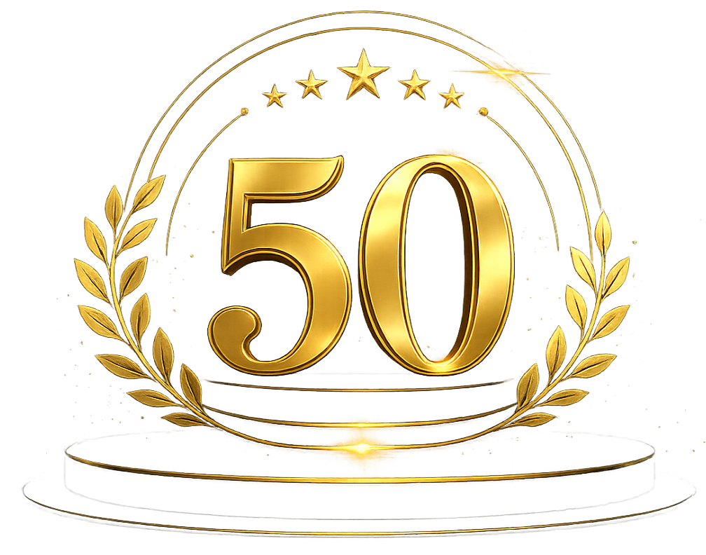 Fifty years of trust and excellence since 1973
